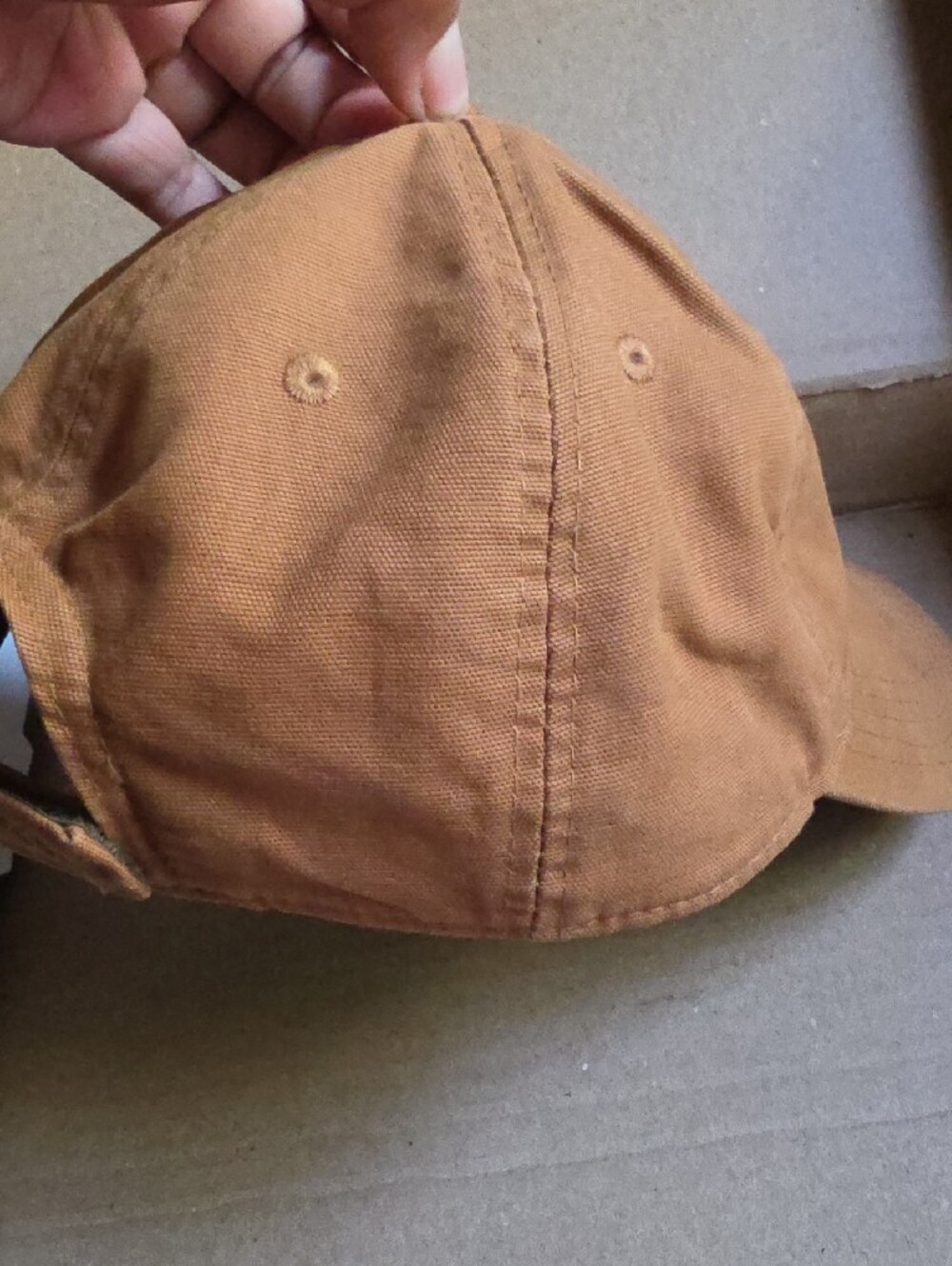 Carhartt Men’s Brown/Tan Workwear Logo Cap - Picture 6 of 12